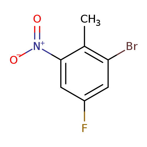 Fc1cc(Br)c(c(c1)[N+](=O)[O-])C