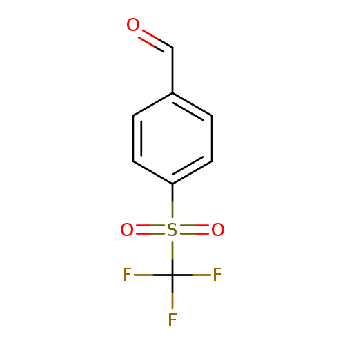 O=Cc1ccc(cc1)S(=O)(=O)C(F)(F)F
