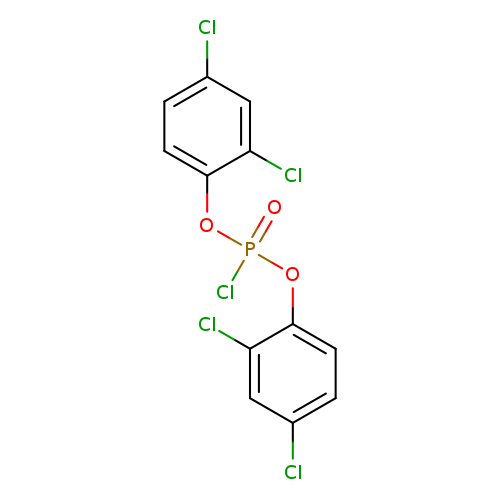 Clc1ccc(c(c1)Cl)OP(=O)(Oc1ccc(cc1Cl)Cl)Cl