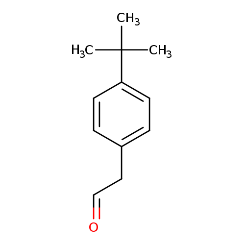 O=CCc1ccc(cc1)C(C)(C)C