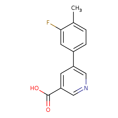 OC(=O)c1cncc(c1)c1ccc(c(c1)F)C