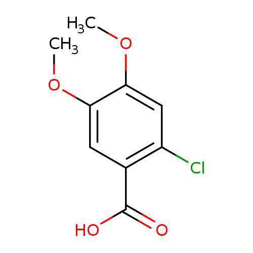 COc1cc(C(=O)O)c(cc1OC)Cl