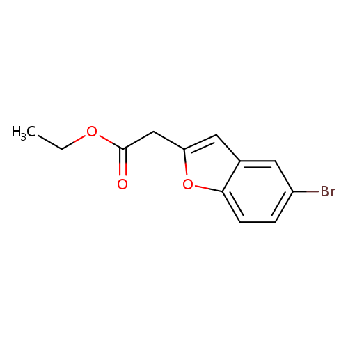 CCOC(=O)Cc1cc2c(o1)ccc(c2)Br