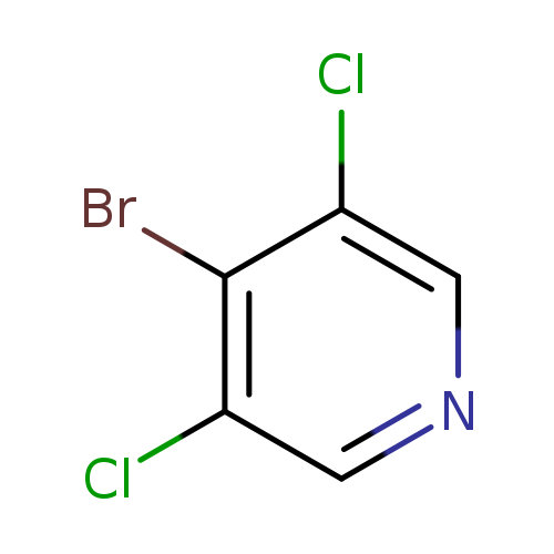 Clc1cncc(c1Br)Cl
