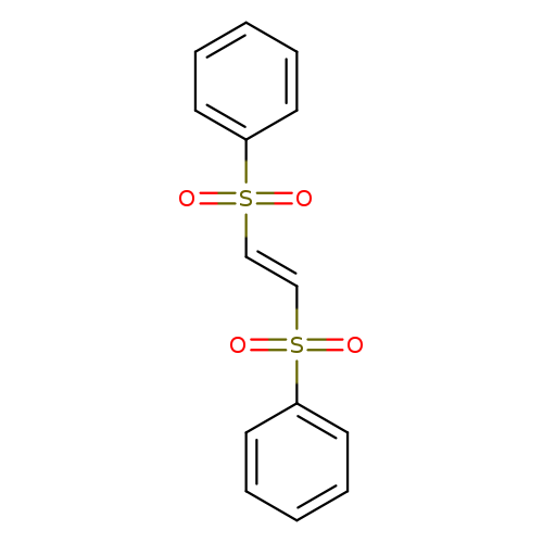 O=S(=O)(c1ccccc1)/C=C/S(=O)(=O)c1ccccc1