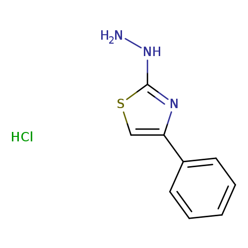 NNc1scc(n1)c1ccccc1.Cl