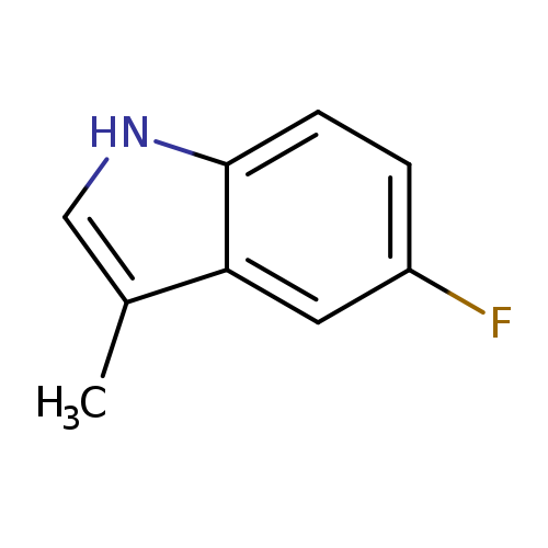 Fc1ccc2c(c1)c(C)c[nH]2