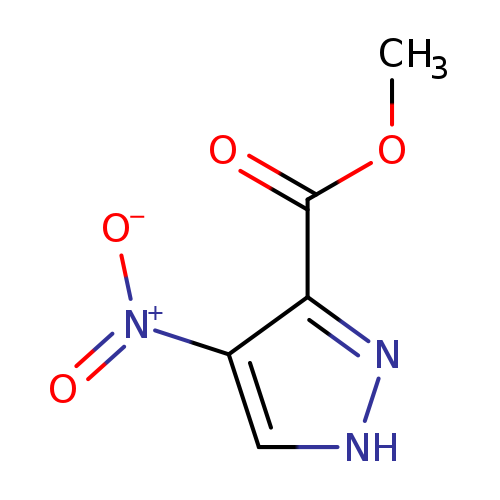 [O-][N+](=O)c1c[nH]nc1C(=O)OC