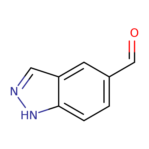 O=Cc1ccc2c(c1)cn[nH]2