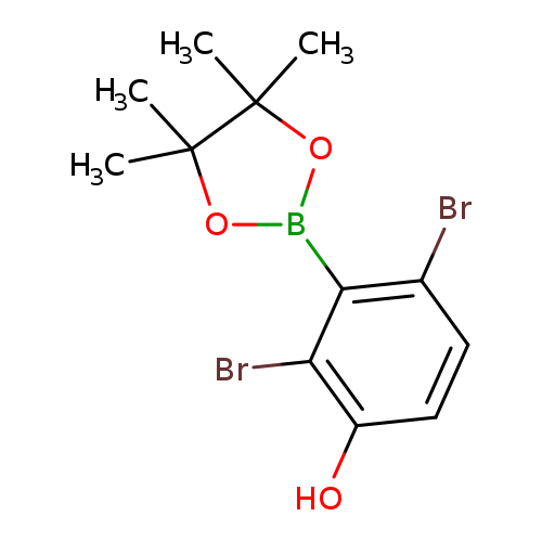 Brc1ccc(c(c1B1OC(C(O1)(C)C)(C)C)Br)O