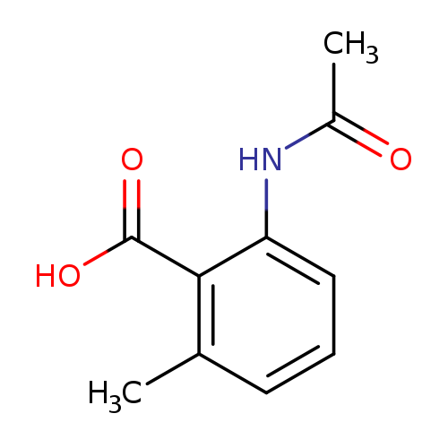 CC(=O)Nc1cccc(c1C(=O)O)C