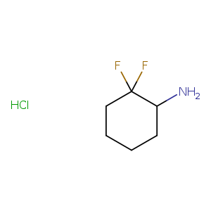 NC1CCCCC1(F)F.Cl