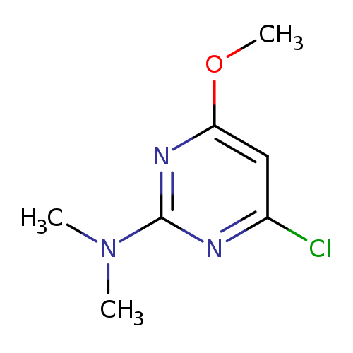 COc1cc(Cl)nc(n1)N(C)C