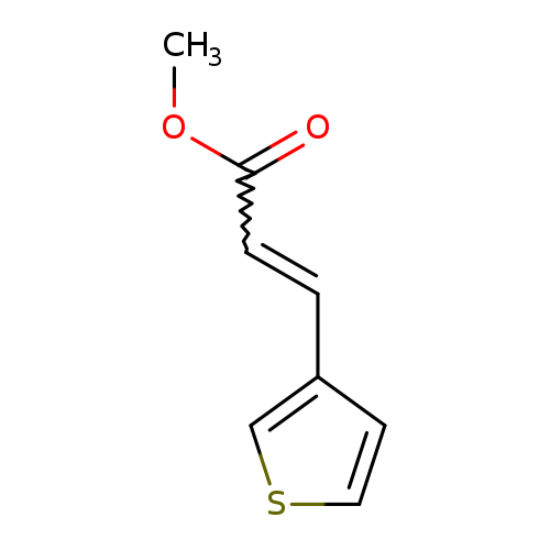 COC(=O)C=Cc1cscc1