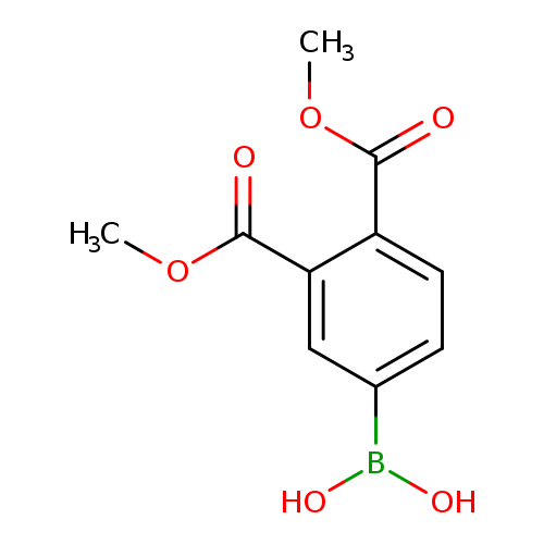 COC(=O)c1cc(ccc1C(=O)OC)B(O)O