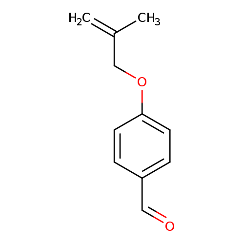 O=Cc1ccc(cc1)OCC(=C)C