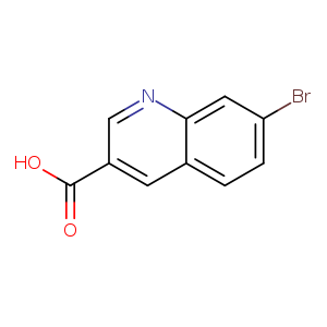 Brc1ccc2c(c1)ncc(c2)C(=O)O