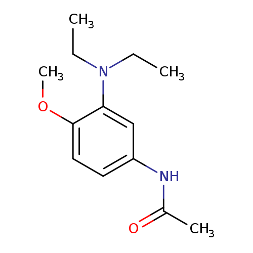 CCN(c1cc(ccc1OC)NC(=O)C)CC