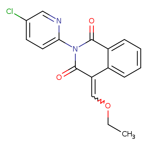 CCOC=C1C(=O)N(c2ccc(cn2)Cl)C(=O)c2c1cccc2