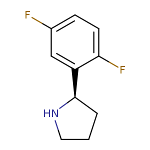 Fc1ccc(c(c1)[C@H]1CCCN1)F