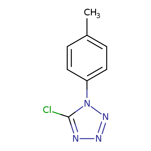 Cc1ccc(cc1)n1nnnc1Cl