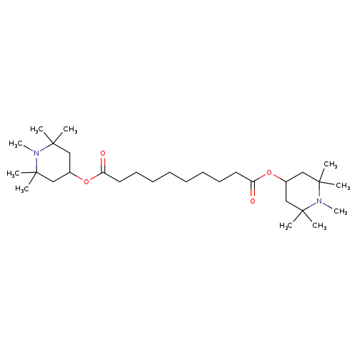 CN1C(C)(C)CC(CC1(C)C)OC(=O)CCCCCCCCC(=O)OC1CC(C)(C)N(C(C1)(C)C)C