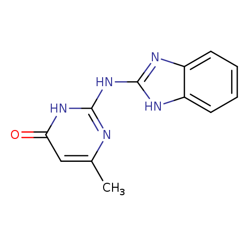 Cc1cc(=O)[nH]c(n1)Nc1nc2c([nH]1)cccc2