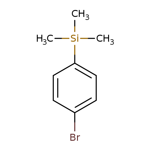 Brc1ccc(cc1)[Si](C)(C)C