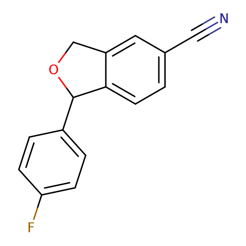 N#Cc1ccc2c(c1)COC2c1ccc(cc1)F