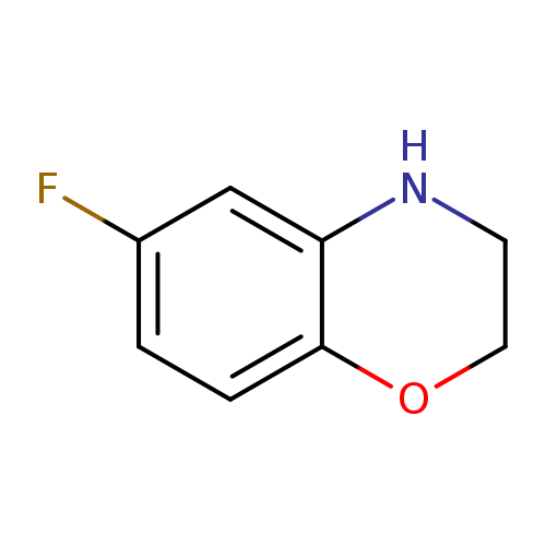 Fc1ccc2c(c1)NCCO2