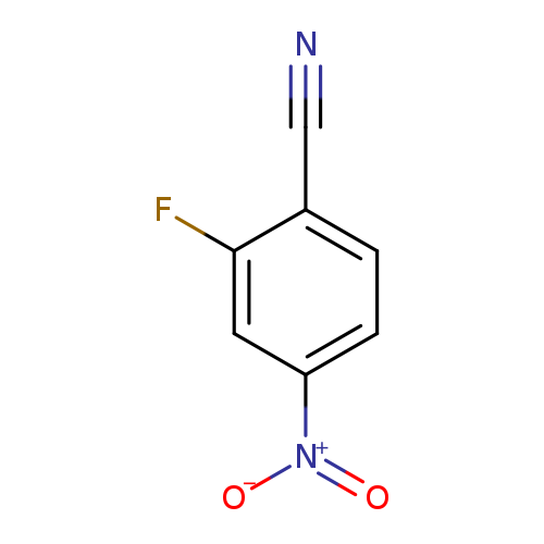 N#Cc1ccc(cc1F)[N+](=O)[O-]