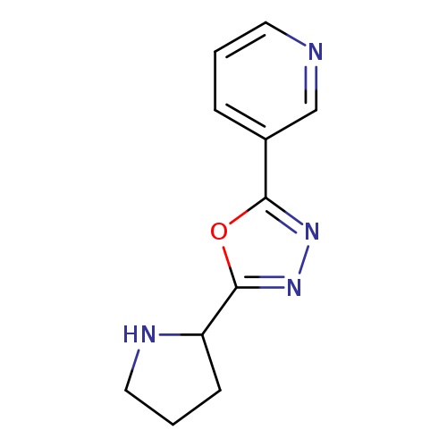 C1CNC(C1)c1nnc(o1)c1cccnc1