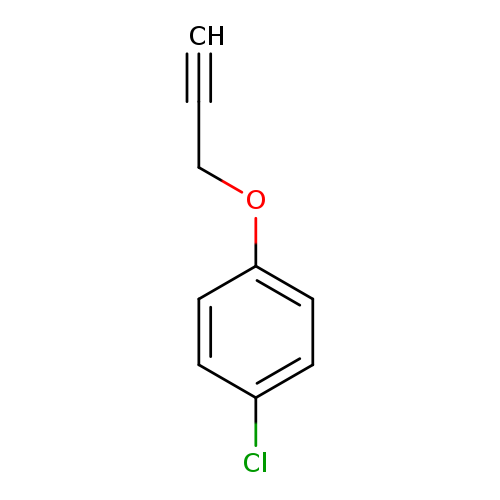 C#CCOc1ccc(cc1)Cl
