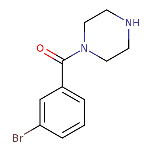Brc1cccc(c1)C(=O)N1CCNCC1