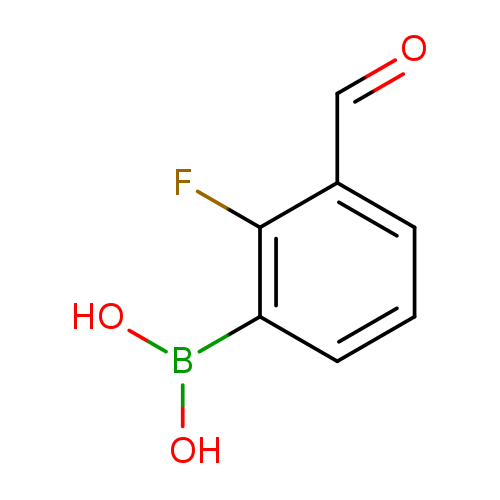 O=Cc1cccc(c1F)B(O)O