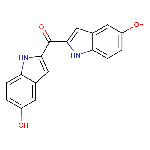 Oc1ccc2c(c1)cc([nH]2)C(=O)c1cc2c([nH]1)ccc(c2)O