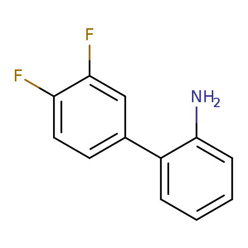 Nc1ccccc1c1ccc(c(c1)F)F