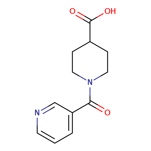 OC(=O)C1CCN(CC1)C(=O)c1cccnc1