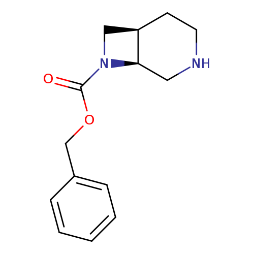O=C(N1C[C@@H]2[C@H]1CNCC2)OCc1ccccc1