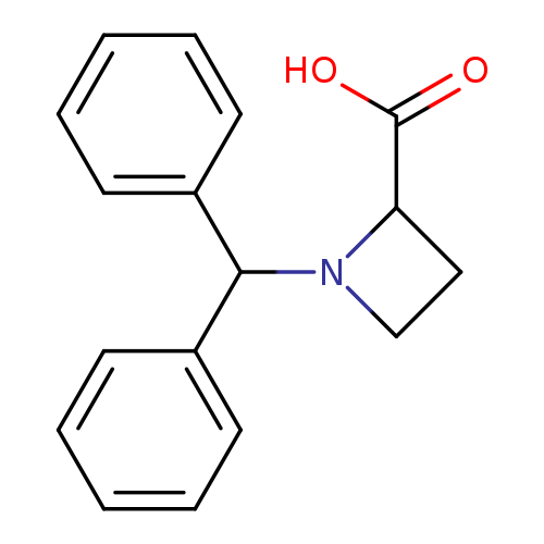 OC(=O)C1CCN1C(c1ccccc1)c1ccccc1