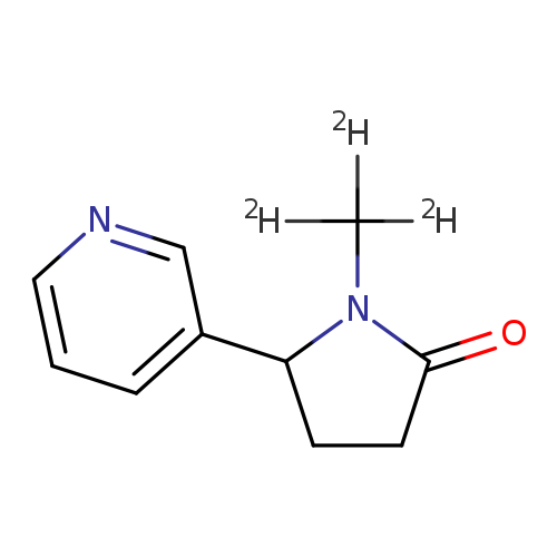 O=C1CCC(N1C([2H])([2H])[2H])c1cccnc1