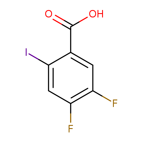 OC(=O)c1cc(F)c(cc1I)F