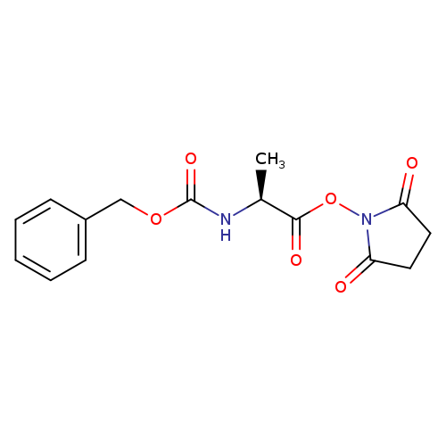 C[C@@H](C(=O)ON1C(=O)CCC1=O)NC(=O)OCc1ccccc1