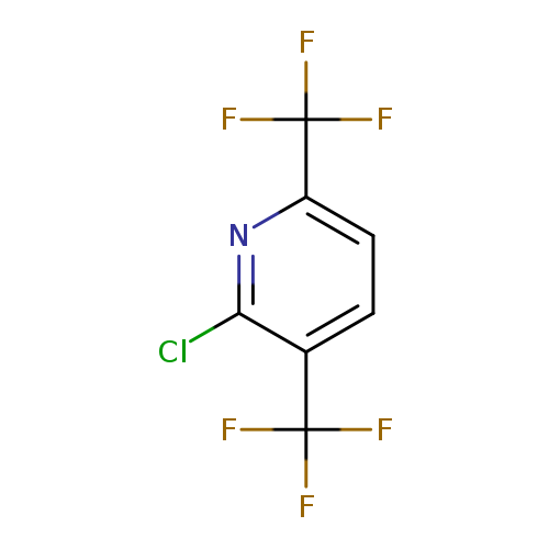 Clc1nc(ccc1C(F)(F)F)C(F)(F)F