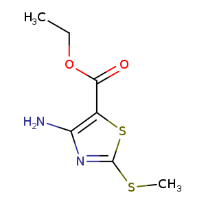 CCOC(=O)c1sc(nc1N)SC