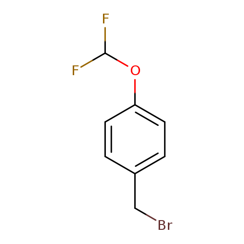 BrCc1ccc(cc1)OC(F)F