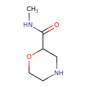 CNC(=O)C1CNCCO1