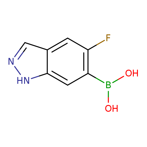 OB(c1cc2[nH]ncc2cc1F)O