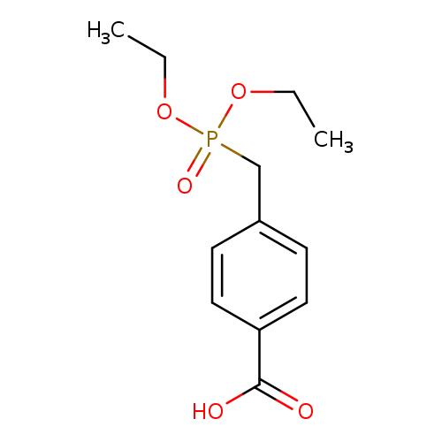 CCOP(=O)(Cc1ccc(cc1)C(=O)O)OCC