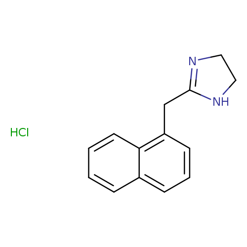C1CN=C(N1)Cc1cccc2c1cccc2.Cl